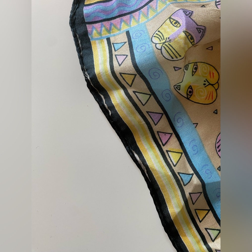 Laurel Burch 100% Silk Scarf - Picture 7 of 9